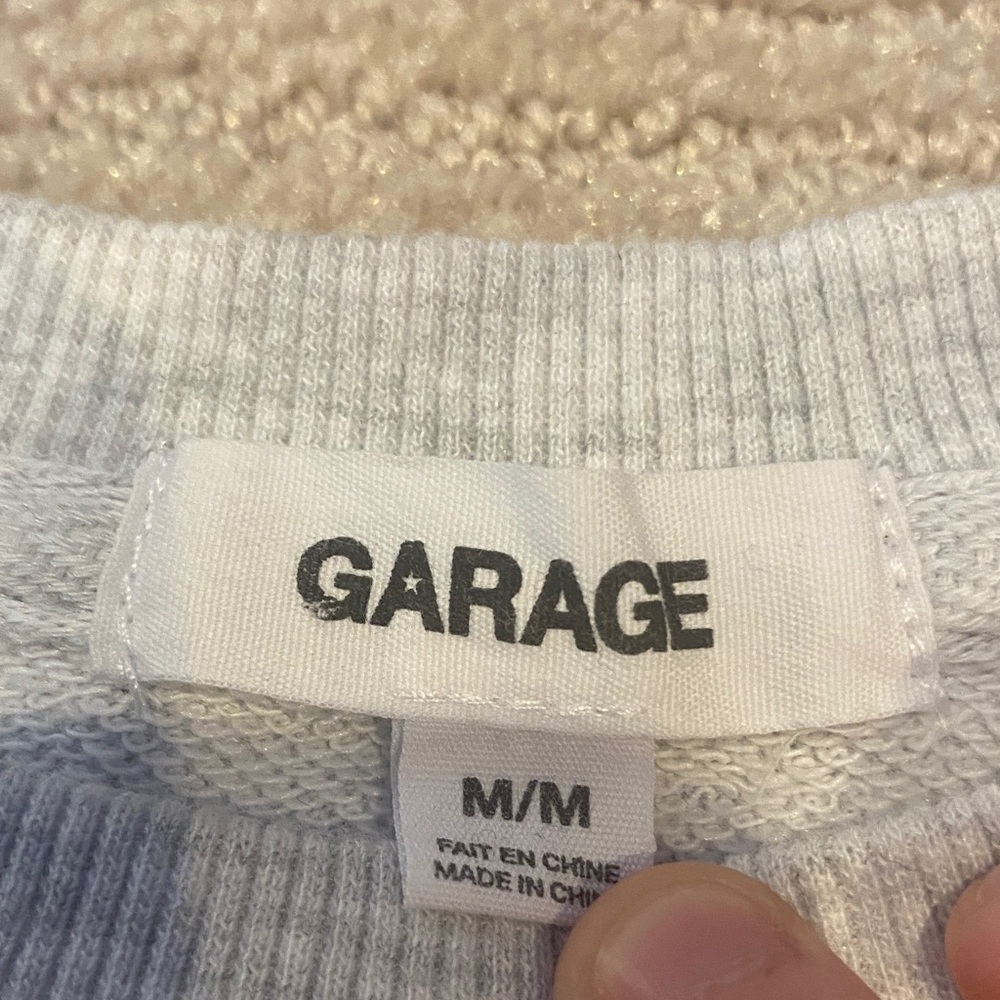 Garage Santa Monica 1997 Gray Sweater Crew neck - Picture 2 of 6